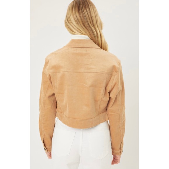 🆕Corduroy khaki button down jacket - Picture 5 of 6